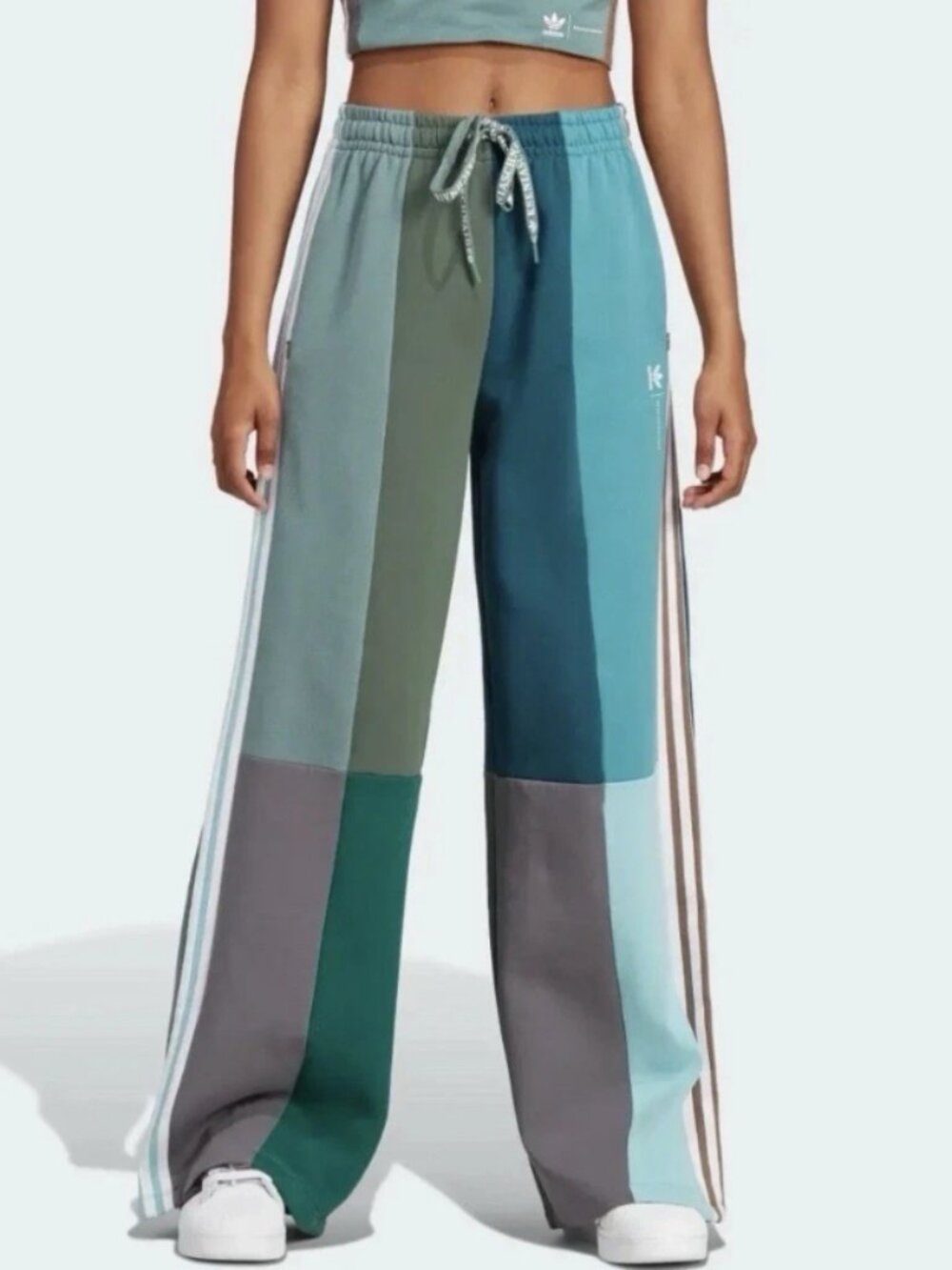 Adidas x Kseniaschnaider Reprocessed Track Pants Womens Size Medium Short READ